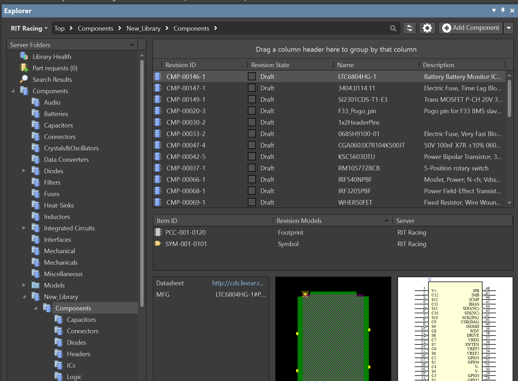 Add Component in New Library