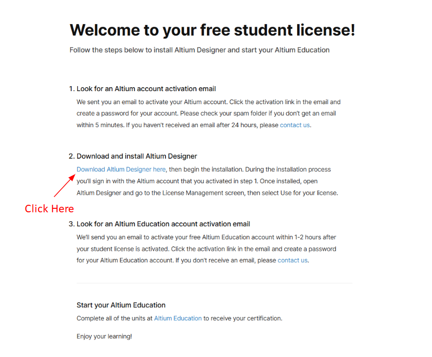Student License