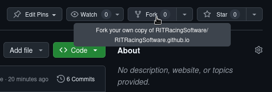 Fork Github Repository Image